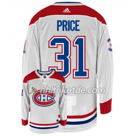 Montreal Canadiens Trikot CAREY PRICE 31 Adidas Weiß Authentic - Herren